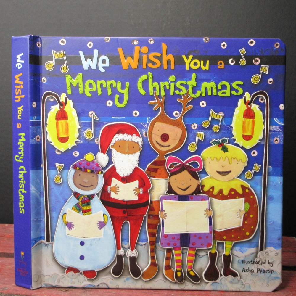 We Wish You a Merry Christmas Board Book Children's Illustrated Holiday Song